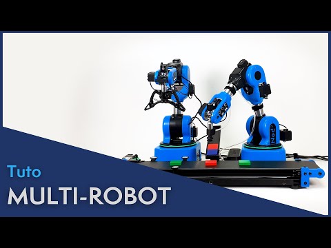 An Automated Production Line with Multiple Robots !